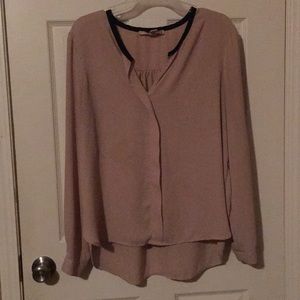 Long sleeve silk shirt